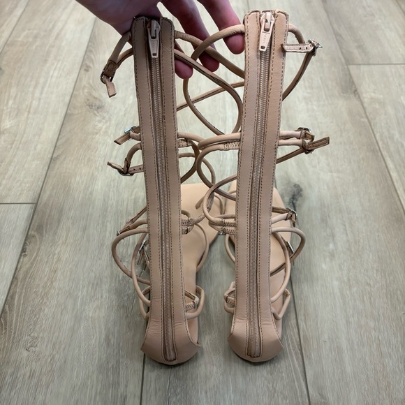 Jeffrey Campbell Gladia Sandal in Natural Size 10 - Picture 6 of 10